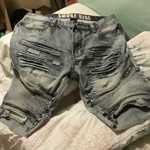 Mens denim shorts size 40